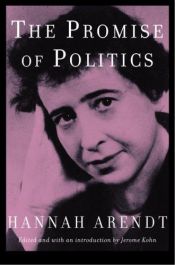 book cover of Promise of Politics by Хана Аренд