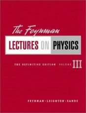 book cover of Feynman Lectures on Physics, Volume 3 by Richard Feynman