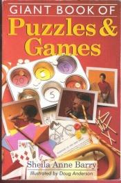 book cover of Giant book of puzzles & games by Sheila Barry