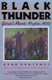 book cover of Black thunder by Arna Bontemps