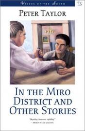 book cover of In the Miro District and other stories by Peter Taylor