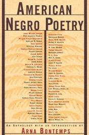 book cover of American Negro poetry by Arna Bontemps