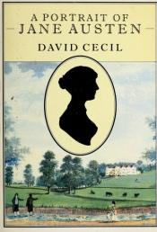 book cover of portrait of Jane Austen by Lord David Cecil