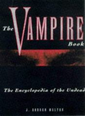 book cover of The vampire book by John Gordon Melton