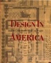 book cover of Design in America : the Cranbrook vision, 1925-1950 by 大都會藝術博物館