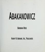 book cover of Magdalena Abakanowicz by Barbara Rose