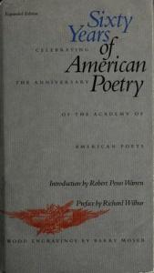 book cover of 60 Years of American Poetry by Robert Penn Warren