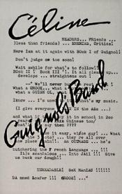 book cover of Guignol's band by Луї-Фердінан Селін