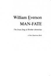 book cover of Everson Man-Fate (New Directions Book) by William Everson