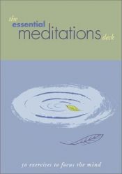 book cover of Essential Meditations Deck: 50 Everyday Exercises by Chronicle Books