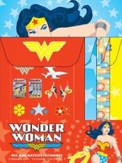 book cover of Wonder Woman Mix and Match Stationery by DC Comics