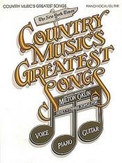 book cover of Country Music's Greatest Songs by Hal Leonard Corporation