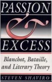 book cover of Passion and Excess: Blanchot, Bataille and Literary Theory by Steven Shaviro