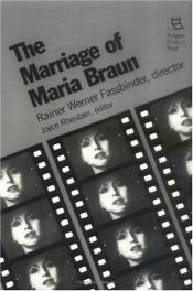 book cover of The Marriage of Maria Braun (Rutgers Films in Print) by Райнер Вернер Фассбіндер