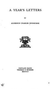 book cover of Love's Cross Currents by Algernon Charles Swinburne