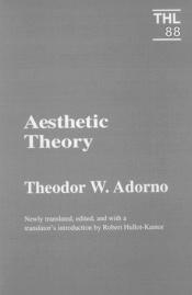 book cover of Aesthetic Theory by Theodor Adorno