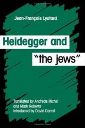 book cover of Heidegger en 'de joden' by Jean-François Lyotard