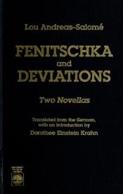 book cover of Fenitschka ; and, Deviations by Lou Andreas-Salomé