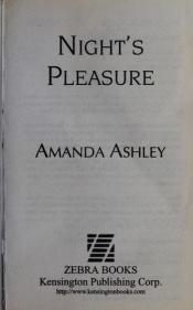 book cover of Night's Pleasure by Amanda Ashley