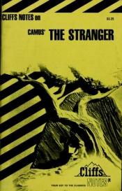 book cover of Camus' The Stranger (Cliffs Notes) by אלבר קאמי