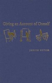book cover of Giving an account of oneself by Judith Butler