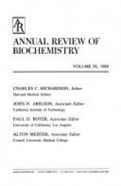 book cover of Annual Review of Biochemistry: 1989 (Annual Review of Biochemistry) by Charles C. Richardson