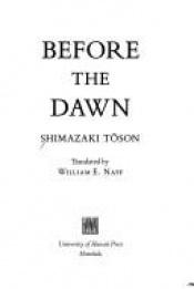 book cover of Before the Dawn by Tōson Shimazaki