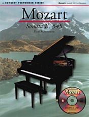 book cover of Mozart: Allegro (Sonata in C K545): Concert Performer Series (The Concert Performer Series) by Wolfgang Amadeus Mozart