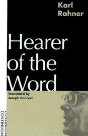 book cover of Hearer of the word by Карл Ранер