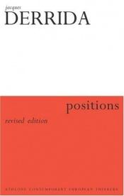 book cover of Positions by ジャック・デリダ