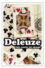 book cover of Lógica do sentido by Gilles Deleuze