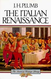 book cover of The Italian Renaissance by J H Plumb