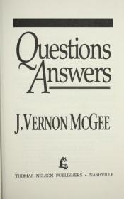 book cover of Questions & Answers by J. Vernon McGee