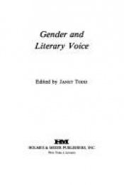 book cover of Gender and Literary Voice (Women & Literature ; New Ser., V. 1) by Janet Todd