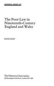 book cover of Poor Law in Nineteenth-century England and Wales (General series by Anne Digby