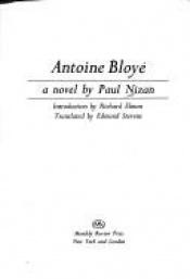 book cover of Antoine Bloye by Paul Nizan