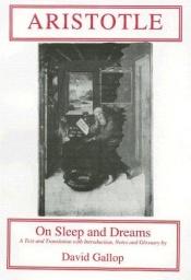 book cover of Aristotle: On Sleep and Dreams (Classical Texts) by Aristoteles