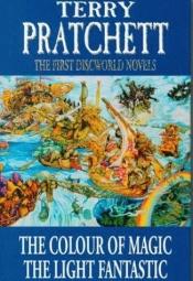 book cover of The First Discworld Novels: The Colour of Magic and The Light Fantastic (Discworld) by Тери Пратчет
