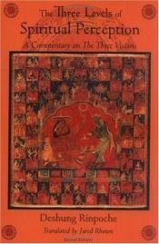 book cover of The three levels of spiritual perception : an oral commentary on The three visions (nang sum) of Ngorchen Konchog Lhundr by Deshung Rinpoche