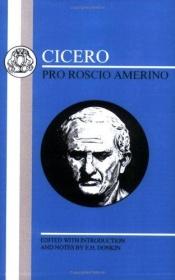 book cover of Pro Sextus Roscio Amerino oratio [Latin by Marcus Tullius Cicero