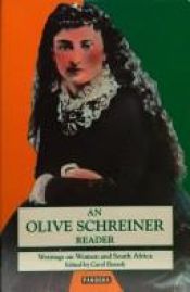 book cover of An Olive Schreiner Reader: Writings on Women and South Africa by Olive Schreiner