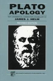 book cover of Plato, Apology: Text, Grammatical Commentary, Vocabulary (Revised Edition) by أفلاطون