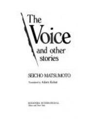 book cover of The Voice and Other Stories by Seichō Matsumoto