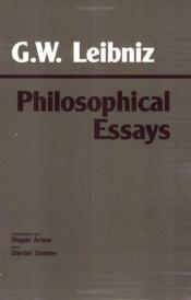 book cover of Philosophical Essays by Gottfried Leibniz