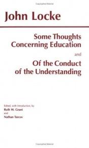 book cover of Some Thoughts Concerning Education by Τζων Λοκ