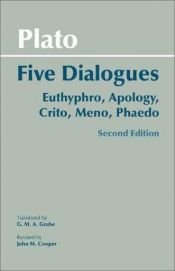 book cover of Five dialogues by Platon