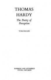 book cover of Thomas Hardy, the poetry of perception by Tom Paulin