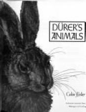 book cover of Dürer's animals by Colin T. Eisler