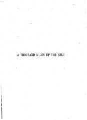 book cover of A thousand miles up the Nile by Amelia B. Edwards