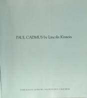 book cover of Paul Cadmus by Lincoln Kirstein